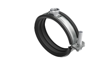 Хомут быстрой фиксации с изоляцией с гайкой М8 для труб d 1 1/4 | код BHL21114 | DKC
