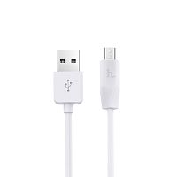 Кабель USB 2.0 hoco X1, AM/microBM, белый, 2м | код 6957531042686 | Hoco