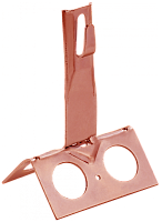 Дер. пр. кр. 6-8мм конька шир. h=80мм медь IEK | код ZDP81-50-4-68-80 | IEK