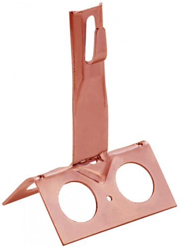 Дер. пр. кр. 6-8мм конька шир. h=80мм медь IEK | код ZDP81-50-4-68-80 | IEK