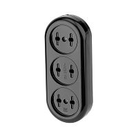 Колодка 3 гнезда карболитовая б/з 16 А, черная Rexant | код 11-8979 | REXANT