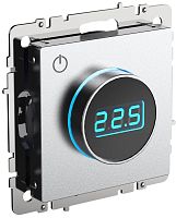 Термостат электронный с индикацией BRITE СП IP20 ТС10-1-БрА алюм. | код BR-RT11-K47 | IEK