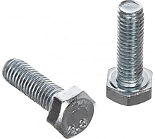 Болт DIN933 М6х20 5.8 шестигранный оцинкованный | код GAN-DIN933-М6x20 | Крепдил