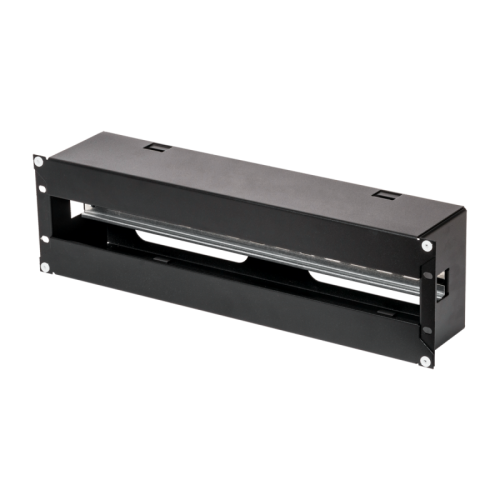 Панель 19 с DIN-рейкой, 3U, Ш481хВ133хГ97мм, черная | код TLK-EP25-3U-BK | TLK Панель 19 с DIN-рейкой, 3U, Ш481хВ133хГ97мм, черная | код TLK-EP25-3U-BK | TLK