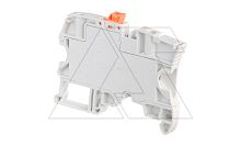 Клемма ZS4-S-R1/6 винтовой зажим, с ножевым разъединителем, 26A, 400В, серый | код 50631000 | Entrelec