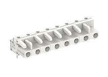 475867 Розетка на плату MCS, горизонт., угловой припой, шаг 7.5мм, 17 конт., сер., шт | код 475867 | SUPU