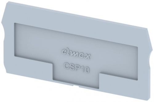 Концевая пластина для клемм, серая CSP10-GREY | код 3910870000 | Elmex Концевая пластина для клемм, серая CSP10-GREY | код 3910870000 | Elmex