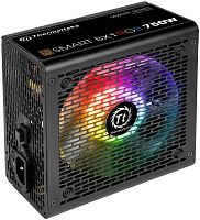 Блок питания Thermaltake ATX 750W Smart BX1 RGB 80+ bronze (20+4pin) APFC 120mm fan color LED 8xSATA RTL | код 1119144 | THERMALTAKE