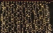 Гирлянда "Занавес" LDCL544-Y-E 544 желт. светодиодов 1.5х2.2м 16 нитей соединяемый до 8шт для помещений SHLights 4690601035615