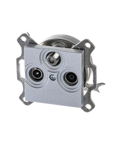 Розетка TV-R-SAT ABB Levit единственная серебро 5011H-A03303 70W | код 2CHH083303A6070 | ABB Розетка TV-R-SAT ABB Levit единственная серебро 5011H-A03303 70W | код 2CHH083303A6070 | ABB