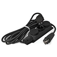 Удлинитель силовой ТМ Союз 3 гнезда 4000 Вт с защитной крышкойкг IP-44 30м | код 481S-4603. | Universal