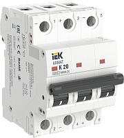 ARMAT Авт. выкл. M06N-DC 3P K 20А IEK | код AR-M06N-3-K020DC | IEK