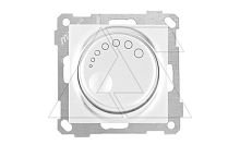21 - Светорегулятор (RL) с подсветкой, поворотный, 600 Вт, белый | код 2100-440-0201 | Mutlusan