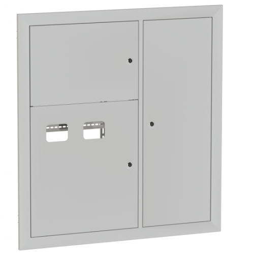 Щит этажный 2 кв. RAL9003 (1000х950х160) EKF Basic | код mb28-v-2-r9003 | EKF Щит этажный 2 кв. RAL9003 (1000х950х160) EKF Basic | код mb28-v-2-r9003 | EKF