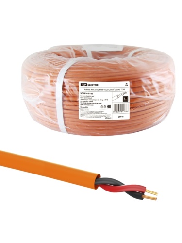 Кабель КПСнг(А)-FRHF 1х2х1 мм (бухта 200м) ТРТС | код SQ0114-0105 | РЭМЗ ТМ