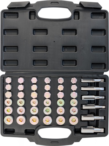 ODPRK1322 Набор для восстановления резьбы маслосливных отверстий, М13-М22, 114 предметов | код ODPRK1322 | Thorvik
