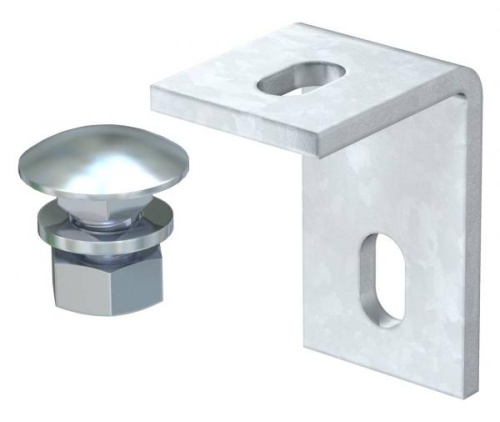 Комплект креп. угловой 70х50+болт M10х25 гор. оцинк. BW 70 40 FT OBO 6019706 Комплект креп. угловой 70х50+болт M10х25 гор. оцинк. BW 70 40 FT OBO 6019706