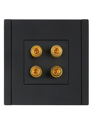 FORTE&PIANO Аудиорозетка 4-мест. FP139 чер. IEK | код FP-S40-K02 | IEK фото 4