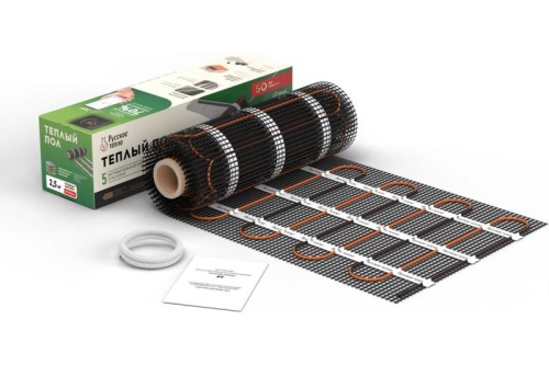 Комплект "Теплый пол" (мат) РТ-400-2.50 | код 2285210 | Русское Тепло