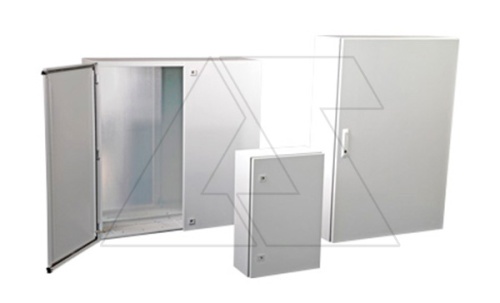 Щит DM моноблочный 600x600x210мм (ВxШxГ) с монтажной панелью однодверный, замок язычковый 2шт, без настенного крепежа (арт.971-200), RAL7035, IP66 | код DM226-621 | Tekpan Щит DM моноблочный 600x600x210мм (ВxШxГ) с монтажной панелью однодверный, замок язычковый 2шт, без настенного крепежа (арт.971-200), RAL7035, IP66 | код DM226-621 | Tekpan