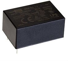 Источник питания AC-DC, 2Вт, вход 85…305В AC 47…63 Гц, 120...370B DC, выход 24В/83мА, изоляция 3000В AC, в корпусе на плату 33.7х22.2х16мм, -30...+85C, поверхностный монтаж | код IRM-02-24S | MeanWell