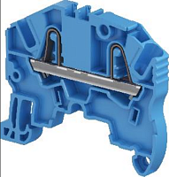 Клемма втычная ZK2.5-3P-BL синяя 2.5 мм.кв 3 зажима | код 1SNK705021R0000 | TE Connectivity ОУЭО