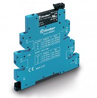 Интерфейсный модуль (сборка 34.81.7.024.8240 + 93.61.7.024), твердотельное реле, серия MasterBASIC, выход 2A (240В AC), питание 24В DC, категория защиты IP20, винтовые клеммы | код 391070248240 | FINDER