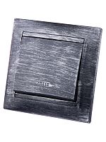 Выключатель 1 кл. с подсветкой 10А старинное серебро Лама TDM | код SQ1815-0646 | TDM