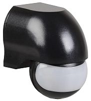 датчик движения ДД 010 черный, макс. нагрузка 1100Вт, угол обзора 180град., дальность 10м, IP44 | код. LDD10-010-1100-002 | IEK