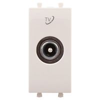 Розетка TV проходная модульная, Avanti, Ванильная дымка, 1 модуль | код 4405511 | DKC