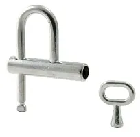 Замок навесной системы «ОДИН КЛЮЧ», АЛЛЮР ВС-3КА хром | код 1491 | ПТК