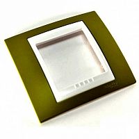 Рамка 1 пост UNICA ХАМЕЛЕОН, фисташковый | код. MGU6.002.866 | Schneider Electric