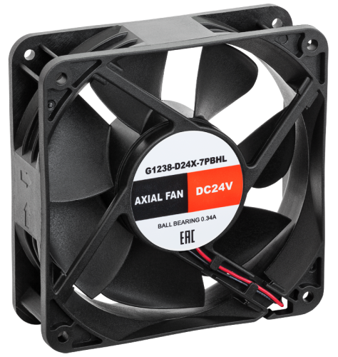 Вентилятор осевой SILART, 120 х 120 х 38, 24 VDC, подшипник качения | код G1238-D24X-7PBHL | SILART Вентилятор осевой SILART, 120 х 120 х 38, 24 VDC, подшипник качения | код G1238-D24X-7PBHL | SILART