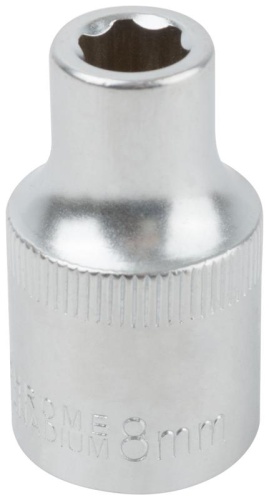 Головка 6-гранная CrV 1/2'' 8 мм | код 62038 | FIT