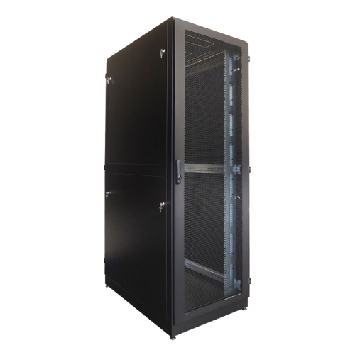 Шкаф телекоммуникационный напольный 42U (800 ? 1000) дверь перфорированная, задние двойные перф. | код ШТК-М-42.8.10-48АА | ЦМО Шкаф телекоммуникационный напольный 42U (800 ? 1000) дверь перфорированная, задние двойные перф. | код ШТК-М-42.8.10-48АА | ЦМО