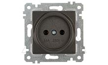 Rita - Розетка 2P, дымчатый | код 2200-601-0295 | Mutlusan