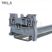 Клемма push-in проходная 2 контакта 1,5 мм2, синяя | код TPI1,5N | ПРОВЕНТО