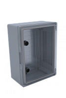 Корпус щита распределительного влагозащищенного 350x500x195мм, навесной, пластик, прозрачная дверца | код CP5017 | CETINKAYA PANO