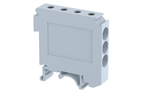 Клемма проходная винтовая для подключения уличного фонарного освещения 25 мм2, на 4 подключения, серая LPT325(G) | код 1907060000 | Elmex