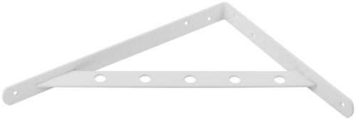 Уголок-кронштейн усиленный 300х225мм бел. КУРС 66107 фото 4