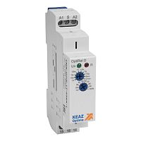 Реле времени OptiRel D TMR-DOF-1T-240U-1 задержка выключения 16А 1СО 12-230АС/DC | код 332009 | КЭАЗ