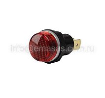Сигнальная арматура 14мм красная с лампой 24В | код S140NK2 | EMAS