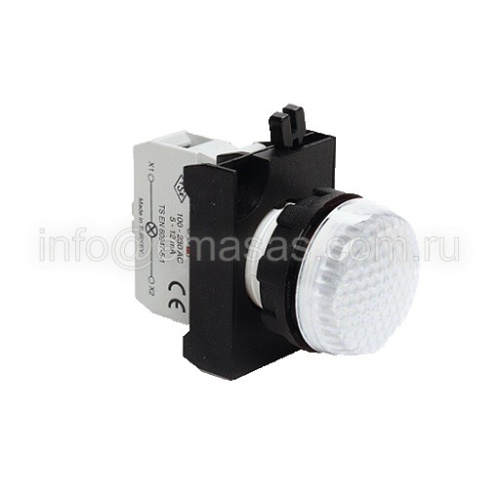 Светосигнальная арматура 12-30V AC/DC, белая CP050XB | код CP050XB | EMAS Светосигнальная арматура 12-30V AC/DC, белая CP050XB | код CP050XB | EMAS
