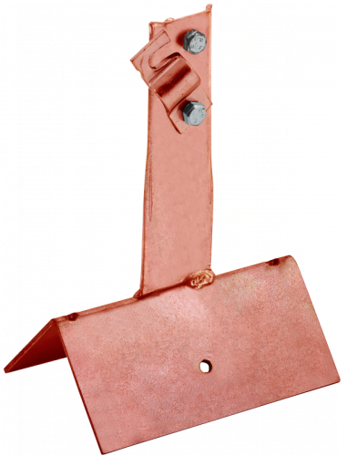 Дер. пр. кр. 6-10мм вин. кон. шир. h=80мм медь IEK | код ZDP81-50-4-16-80 | IEK