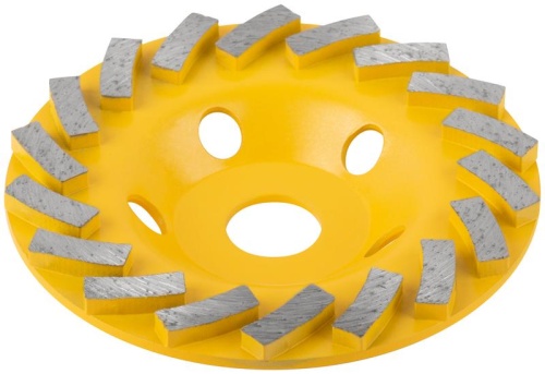 Диск алмазный шлифовальный, посадочный диаметр 22.2 мм, ''Турбо-сегмент'' 125 мм | код 39516 | FIT