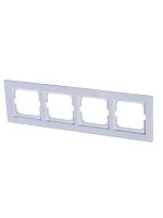 Рамка 4-постовая, серия axcent, цвет белый 1724-284 | код 2CKA001754A4346 | ABB