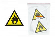 Знак 150х150мм Пожароопасно TDM | код SQ0817-0025 | TDM