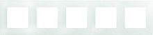 Рамка 5 постов ETIKA, белый | код. 672505 | Legrand