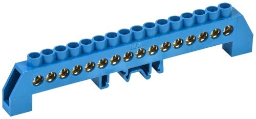 Шина N "ноль" в комбинированном DIN-изоляторе типа "Стойка" ШНИ-8х12-16-КС-С | код YNN10-812-16DP-K07 | IEK Шина N "ноль" в комбинированном DIN-изоляторе типа "Стойка" ШНИ-8х12-16-КС-С | код YNN10-812-16DP-K07 | IEK