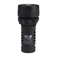 Зуммер с непрерывным сигналом OptiSignal Compact D22 С7-B-B2C черн. 24В AC/DC КЭАЗ 362181